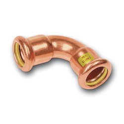 PRESS GAS CU ŁUK 90˚ 15